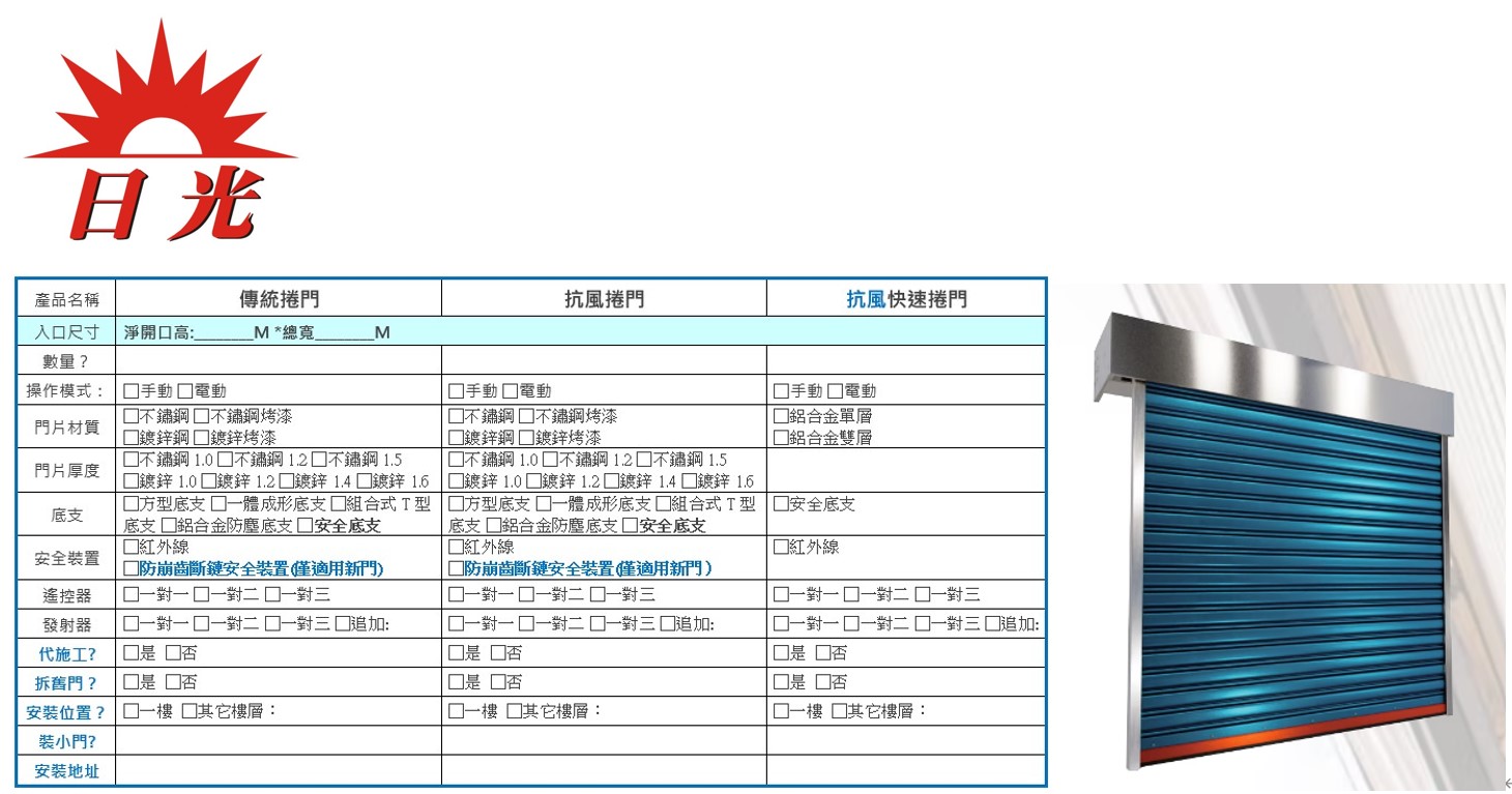鐵捲門尺寸-鐵捲門類型- 鐵捲門報價